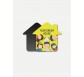 Fridge Magnets House Shape